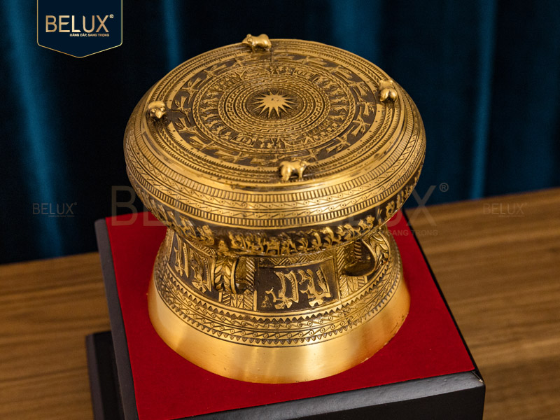 Ảnh Quả trống đồng lưu niệm Đồng/ Bạc/ Vàng