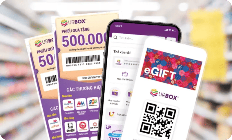 UrBox mang đến giải pháp thẻ quà tặng điện tử (E-voucher) hiện đại