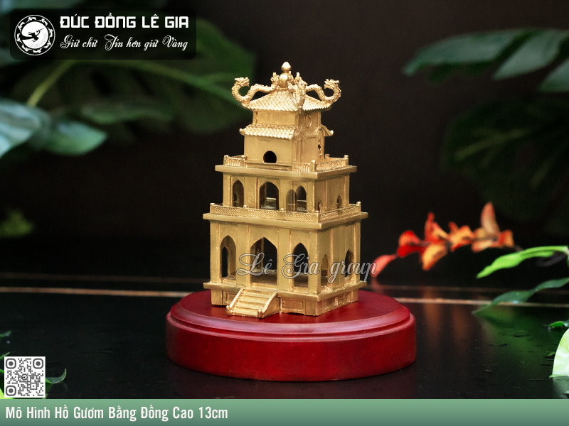Hình ảnh Tháp Rùa thâm nghiêm được thúc nổi vô cùng sống động