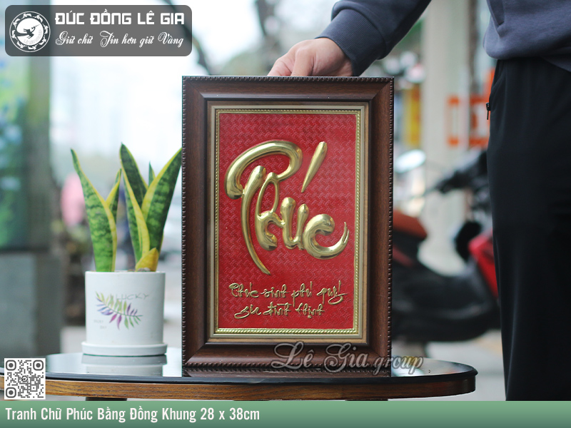 Tranh chữ Phúc mang thông điệp cầu chúc gia đạo bình an, phúc lộc dồi dào và hậu vận hanh thông