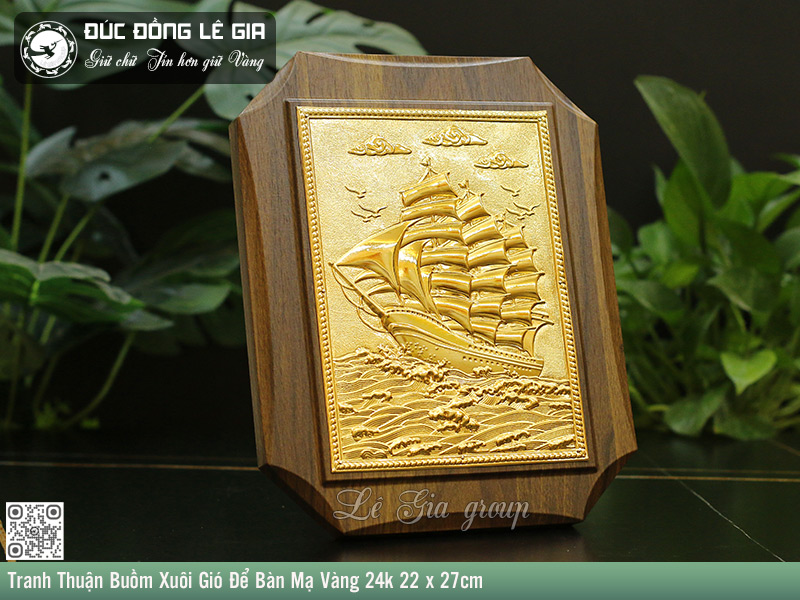 Bức tranh Thuận Buồm Xuôi Gió mang ý nghĩa cầu chúc vạn sự hanh thông