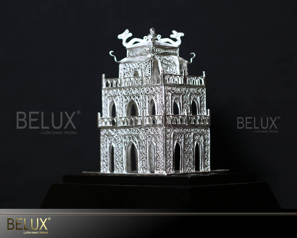 Ảnh Mô Hình Tháp Rùa Bằng Bạc