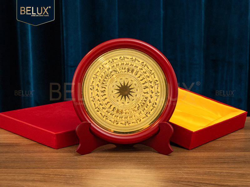 Ảnh Mặt đĩa ăn mòn mặt trống bằng đồng D14