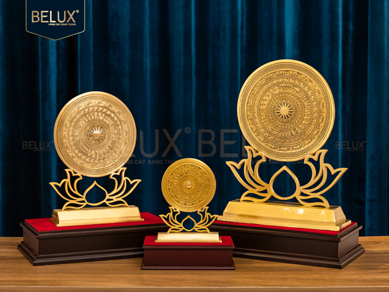 Ảnh Biểu trưng mặt trống hoa sen các kích thước