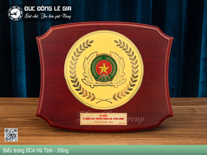 Biểu trưng BCA Hà Tĩnh - Đồng