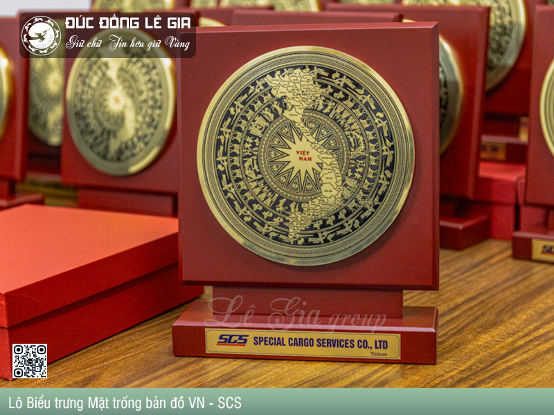 Ảnh Hoàn Thiện Lô Biểu Trưng Mặt trống bản đồ VN - SCS