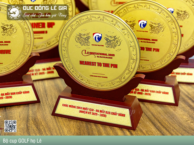 Bộ cup GOLF họ Lê - Bằng Đồng