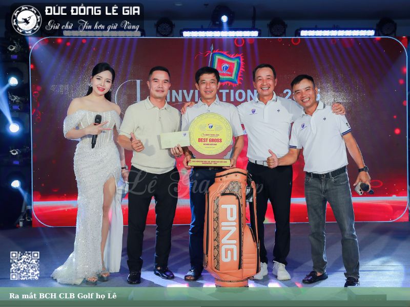 Ra Mắt Ban Chấp Hành CLB Golf Họ Lê 2025–2028 – Dấu Ấn Cúp Đồng Lưu Niệm Độc Bản