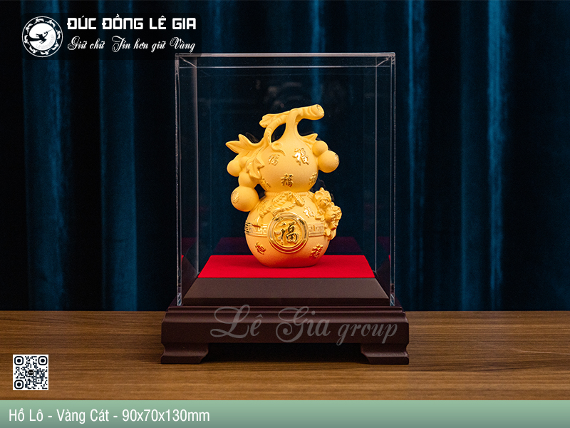 Hồ Lô Phúc Lộc Vượng Cát Mạ Vàng Cát