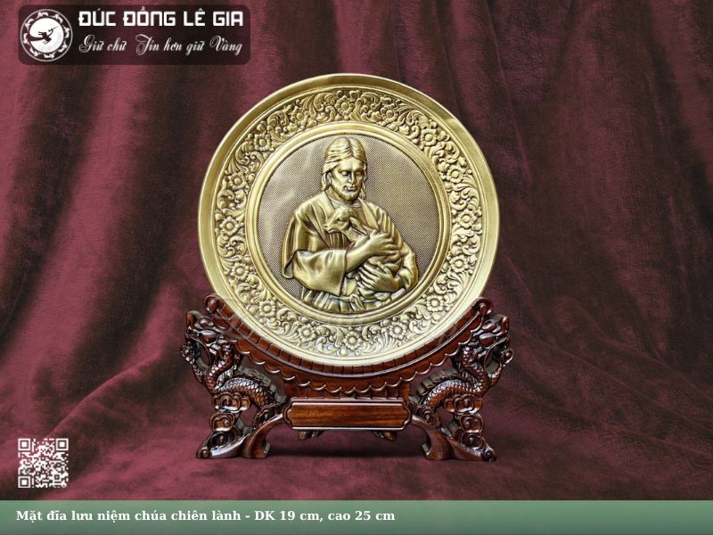 Mặt đĩa lưu niệm chúa chiên lành