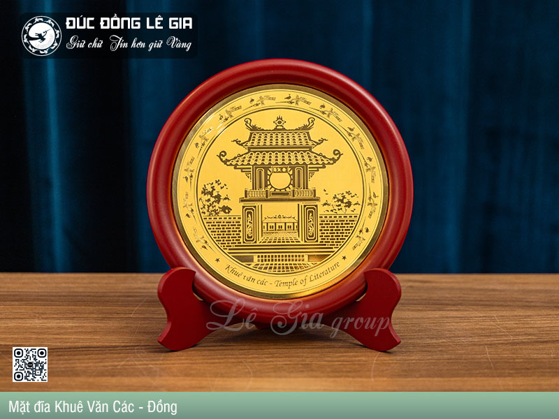 Mặt Đĩa Khuê Văn Các Bằng Đồng