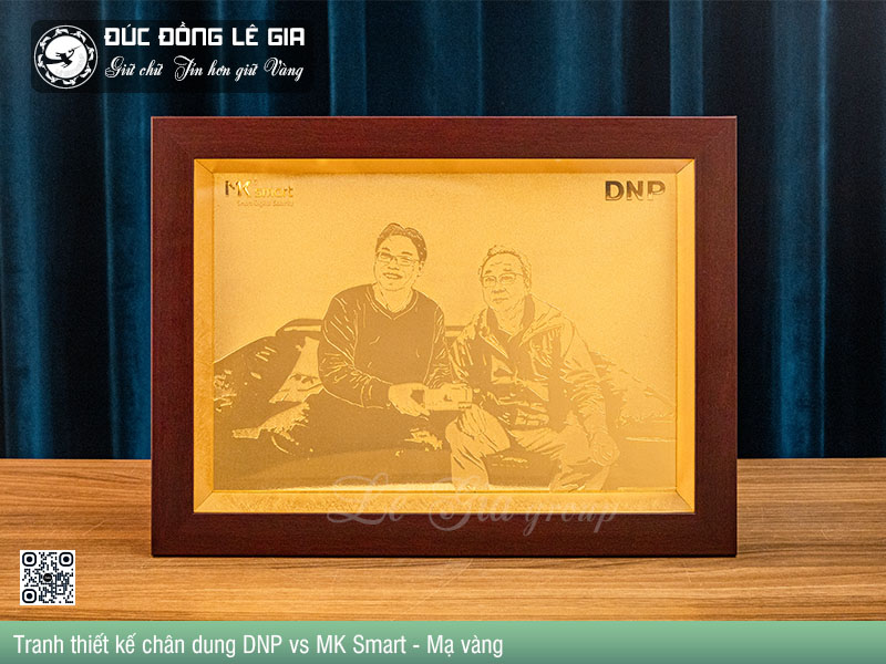 Tranh thiết kế - Mạ vàng 24k