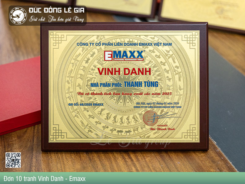 Hoàn Thiện Đơn Hàng 10 Tranh Vinh Danh - Emaxx