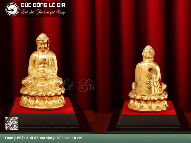 tuong a di da cao 10 cm