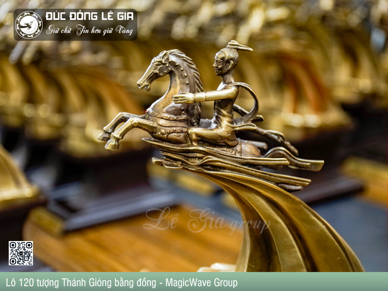 Hoàn Thiện Lô 120 Tượng Thánh Gióng Bằng Đồng - MagicWave Group