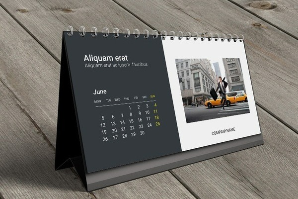 Lịch để bàn thiết kế độc quyền in logo, quà tặng hội nghị chuyên nghiệp