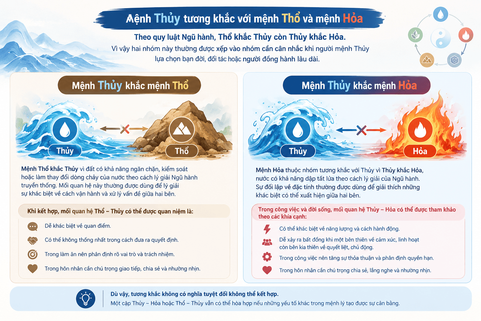 mệnh thủy hợp mệnh gì