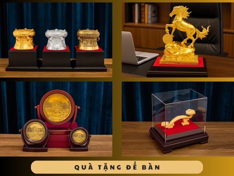 Quà tặng để bàn làm việc cao cấp – Khi món quà trở thành biểu trưng của vị thế và chiều sâu văn hóa