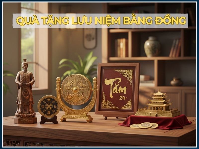 Quà tặng lưu niệm bằng đồng – Tinh hoa kết nối giá trị truyền thống và hiện đại