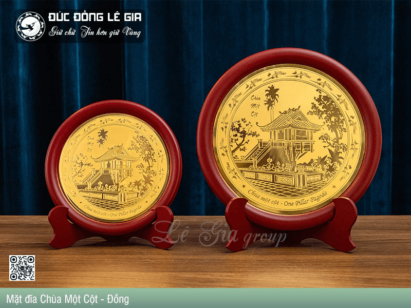  Đĩa đồng lưu niệm chế tác theo yêu cầu