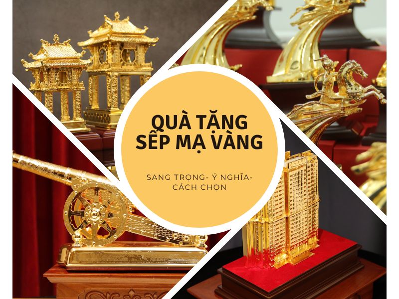 Quà Tặng Sếp Mạ Vàng – Sang Trọng, Ý Nghĩa và Cách Chọn Chuẩn