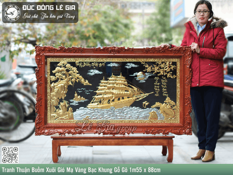 Tranh Thuận Buồm Xuôi Gió (khổ lớn) Lê Gia