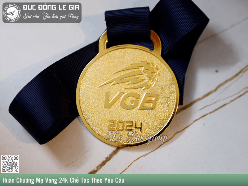 Huy chương/Kỷ niệm chương mạ vàng Lê Gia