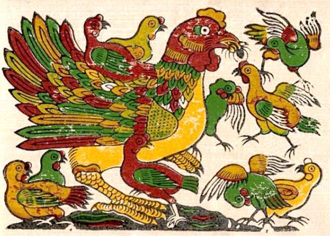 tranh-dong-ho-dan-ga