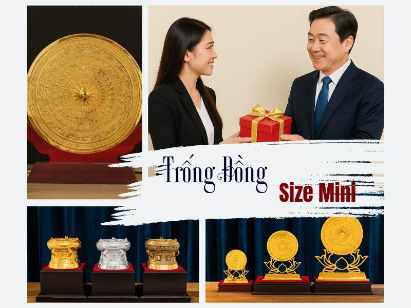 TRỐNG ĐỒNG MINI – MÓN QUÀ NHỎ MANG BIỂU TƯỢNG VĂN HÓA LỚN