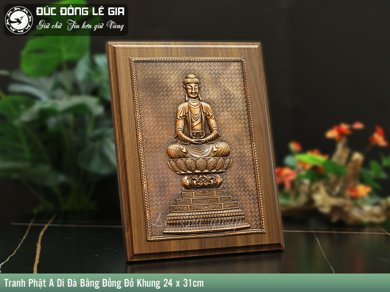 Bức tranh Phật mang lại năng lượng an lạc, giúp sếp luôn giữ được sự sáng suốt