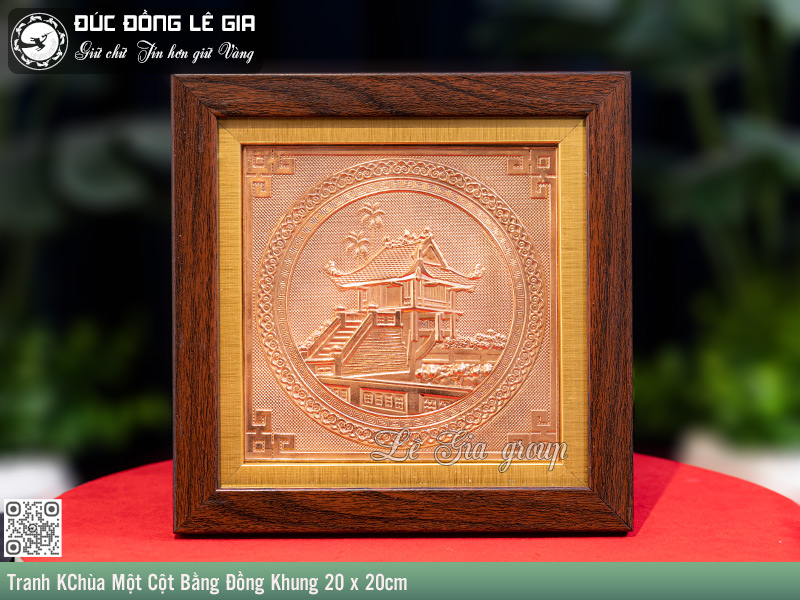 Tranh Chùa Một Cột là biểu tượng văn hóa nghìn năm của thủ đô