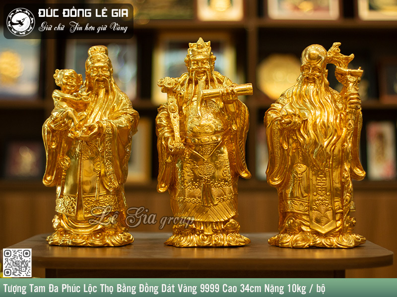 Tượng Tam Đa Phúc Lộc Thọ