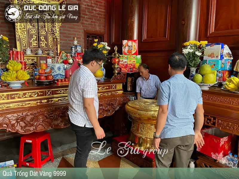 dat trong dong ma vang trong phong tho