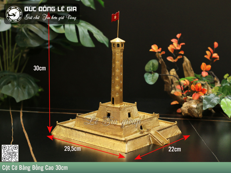 mo hinh cot co ha noi bang dong