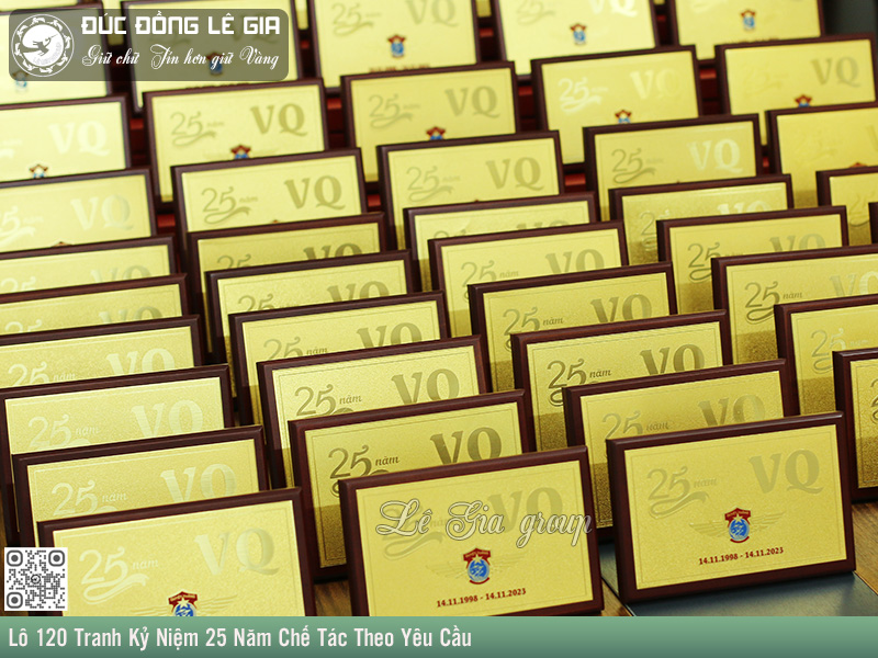 Ảnh Lô 120 Tranh Kỷ Niệm 25 Năm Chế Tác Theo Yêu Cầu